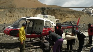 helicóptero rescate sierra nevada