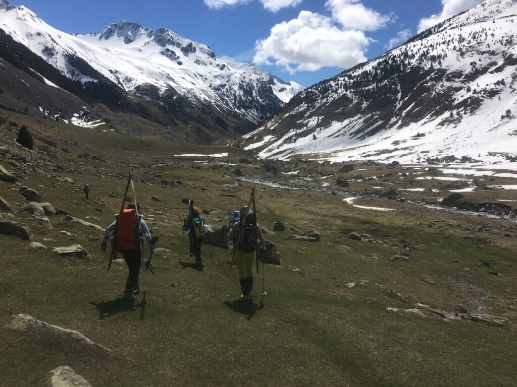 esquí de montaña en pirineos