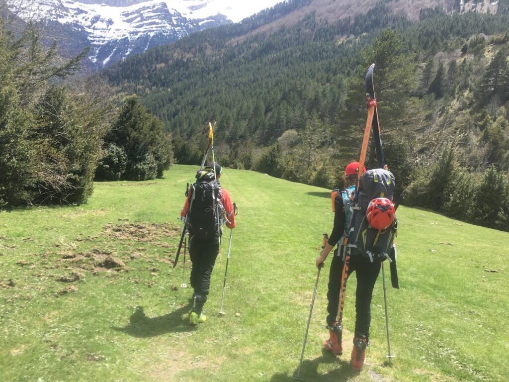 esquí de montaña en pirineos